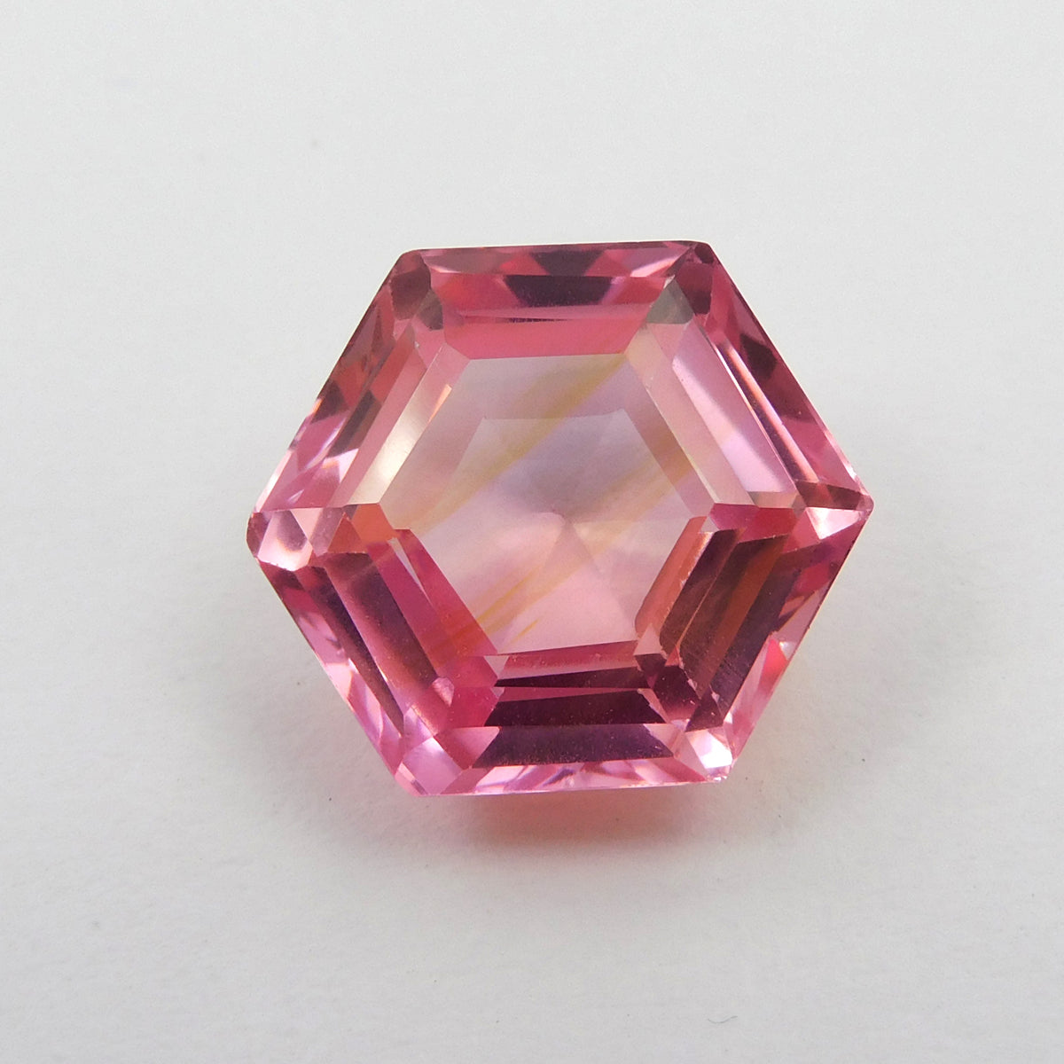 Natural CERTIFIED 16.65 Ct Padparadscha Fancy Cut Loose Gemstone Sapphire