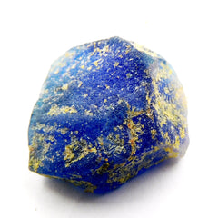 Uncut Blue Rough 108.20 Carat Natural Lapis Lazuli Raw Rough Loose Gemstone CERTIFIED | Best For Emotional Healing | Brilliant Cut Rough