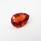 Free Shipping & Gift , Gift For Wife/  Sister !!! Pear Shape Natural 9.45 Carat Orange Sapphire Certified Loose Gemstone