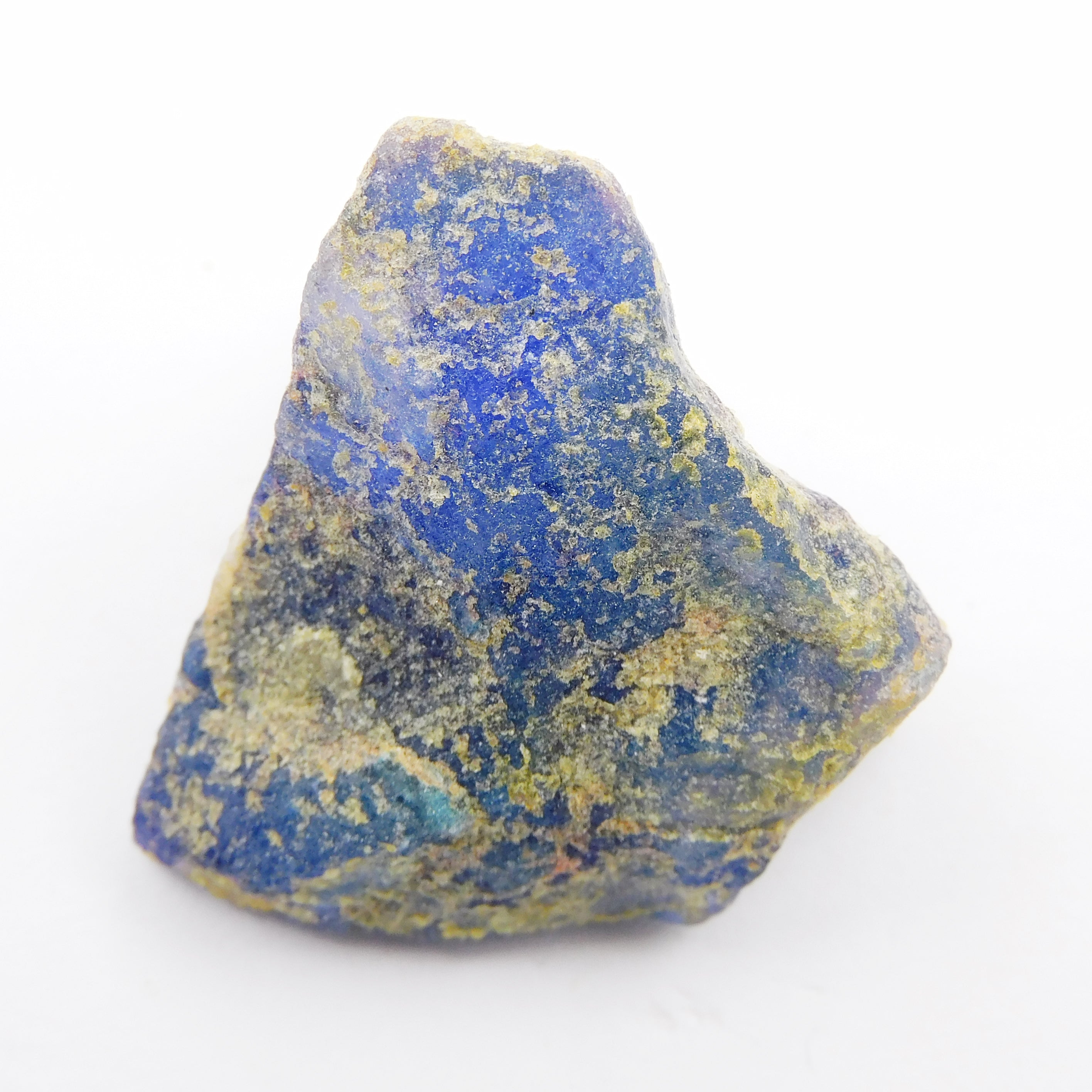 Natural Blue Raw Rough 128.25 Carat Certified Lapis Lazuli Uncut Rough Loose Gemstone