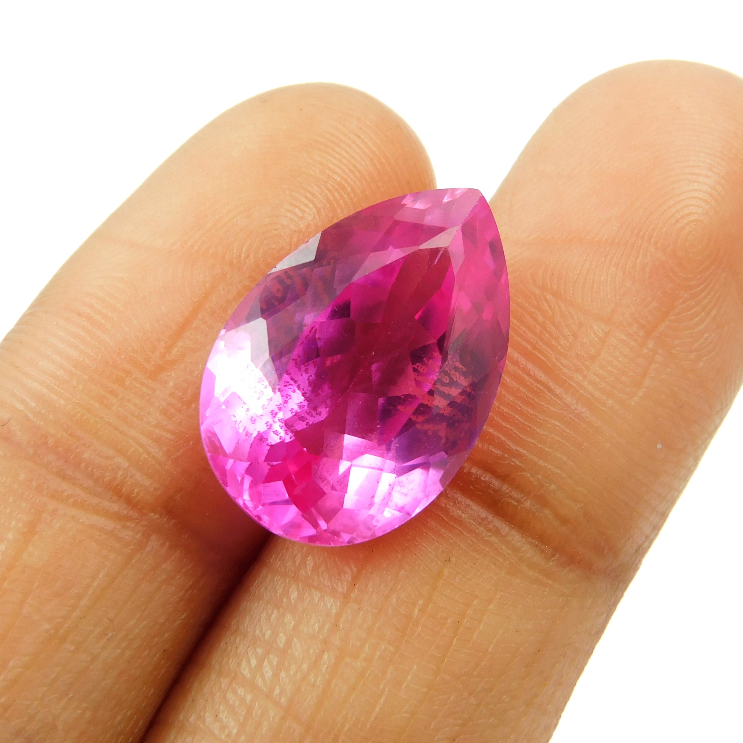 Ring Size Sapphire !!! Pear Cut Natural 10.65 Carat Pink Color Certified Sapphire Loose Gemstone | September Sapphire | Best Price