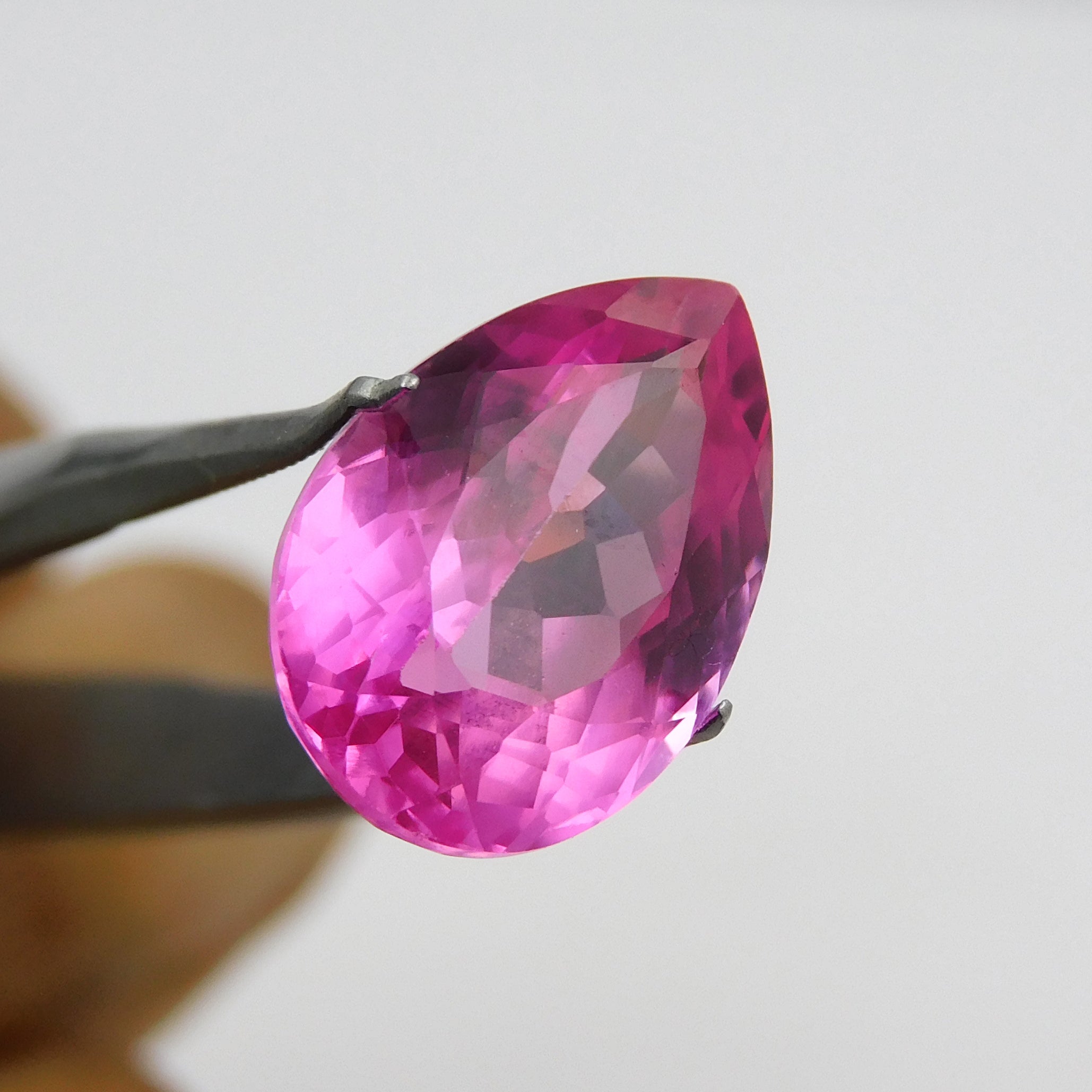 Ring Size Sapphire !!! Pear Cut Natural 10.65 Carat Pink Color Certified Sapphire Loose Gemstone | September Sapphire | Best Price