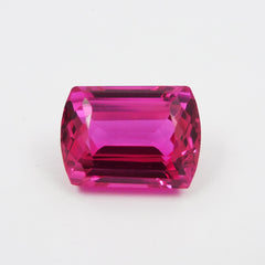 Natural 10.78 Carat Pink Ruby Fancy Cut Certified Loose Gemstone | Brilliant Cut Pinkies Ruby | Best Price