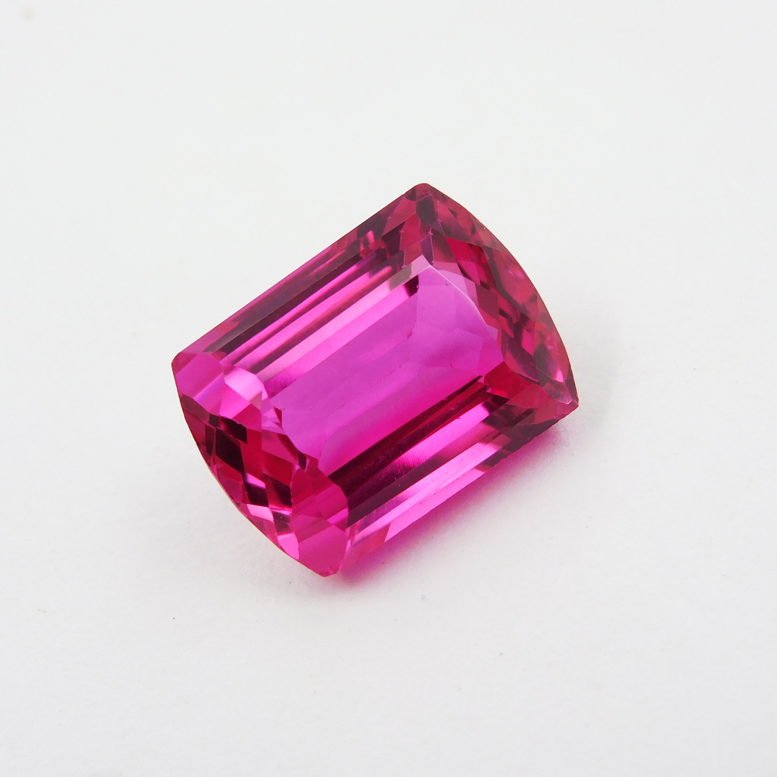 Natural 10.78 Carat Pink Ruby Fancy Cut Certified Loose Gemstone | Brilliant Cut Pinkies Ruby | Best Price