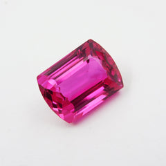 Natural 10.78 Carat Pink Ruby Fancy Cut Certified Loose Gemstone | Brilliant Cut Pinkies Ruby | Best Price