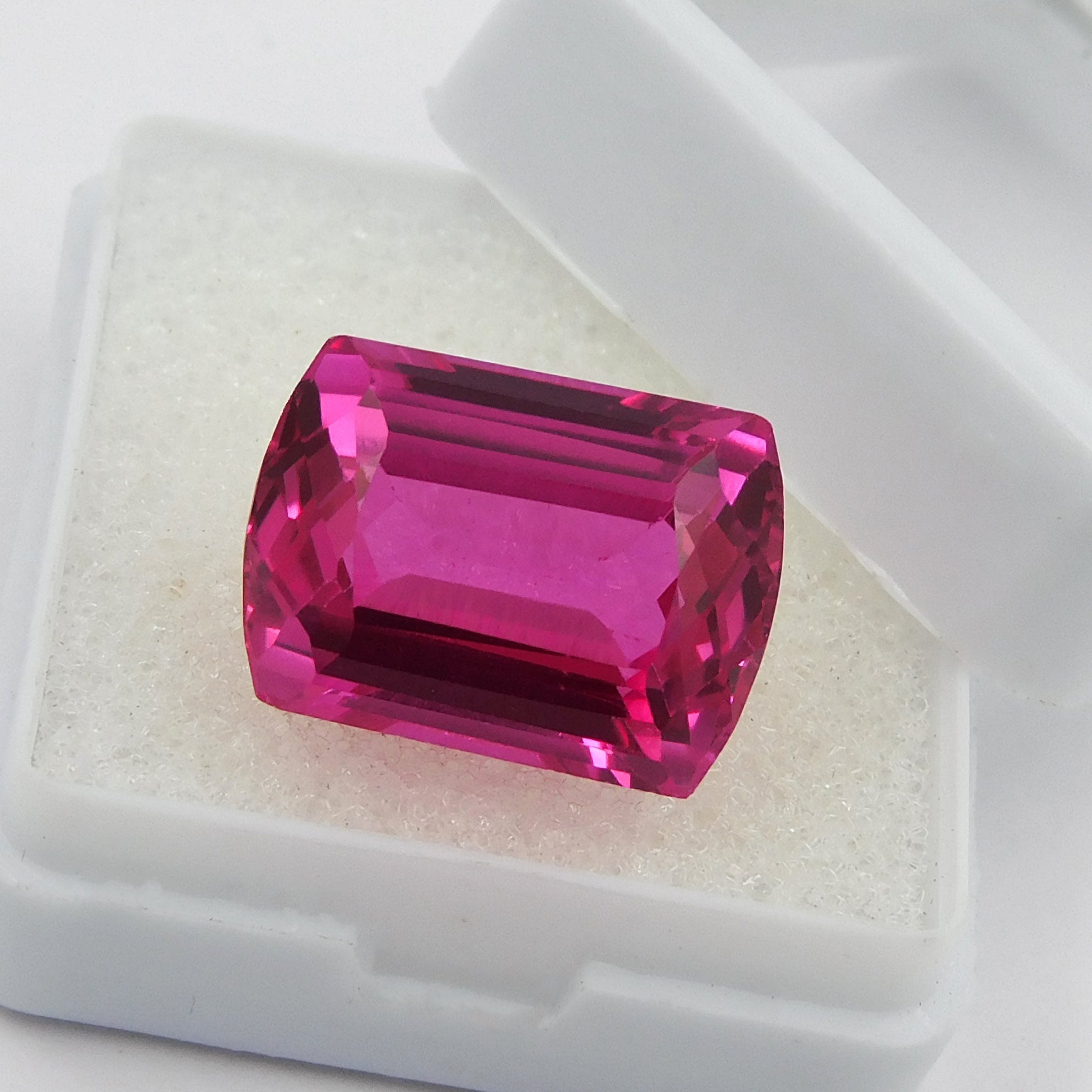 Natural 10.78 Carat Pink Ruby Fancy Cut Certified Loose Gemstone | Brilliant Cut Pinkies Ruby | Best Price