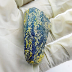 Raw Uncut Rough Blue Natural Lapis Lazuli 88.30 Carat Loose Gemstone CERTIFIED