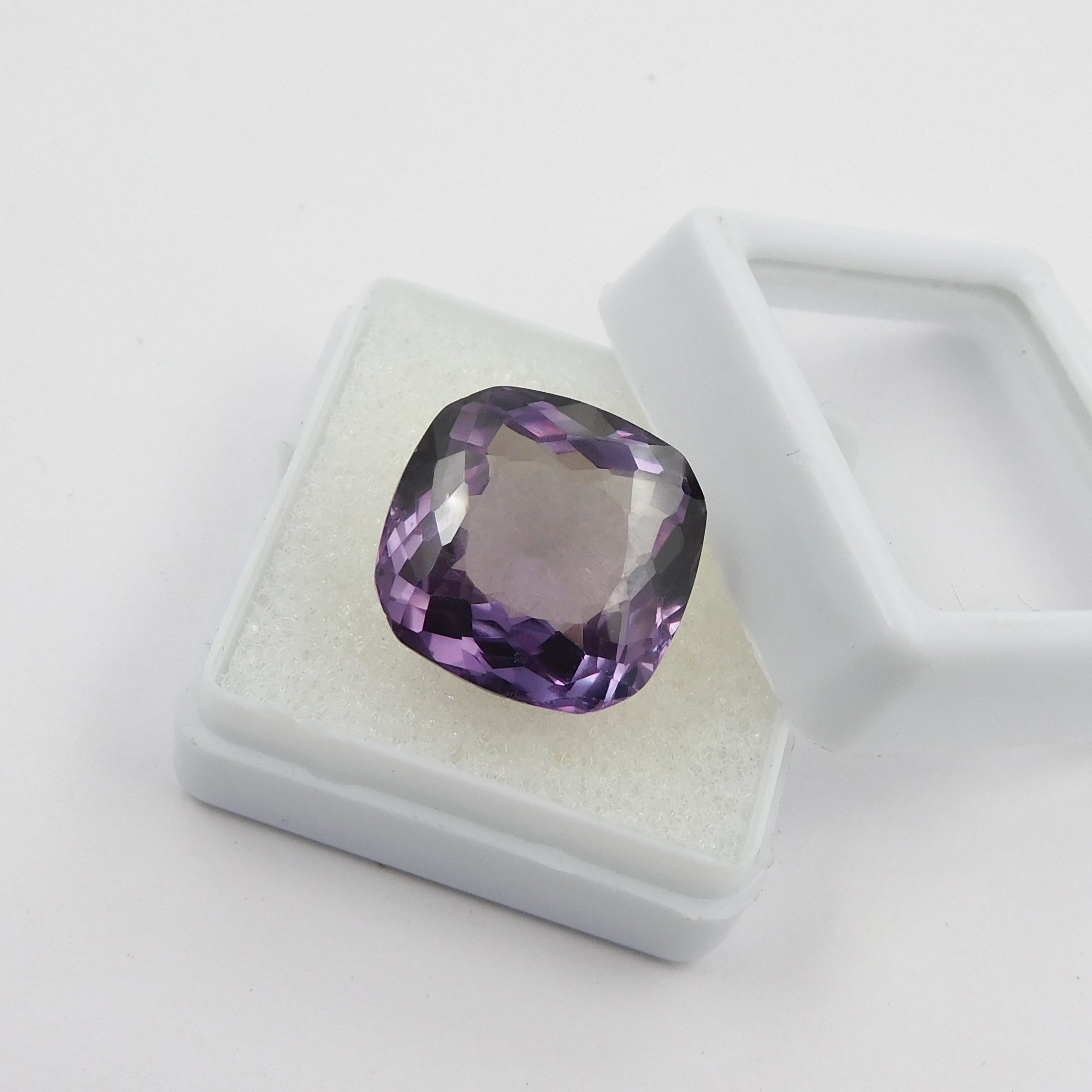 Square Cushion Cut Alex Gemstone , 9.56 Carat Certified Natural Color Change Alexandrite Loose Gemstone | Free Delivery Free Gift | Best Price