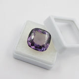 Square Cushion Cut Alex Gemstone , 9.56 Carat Certified Natural Color Change Alexandrite Loose Gemstone | Free Delivery Free Gift | Best Price