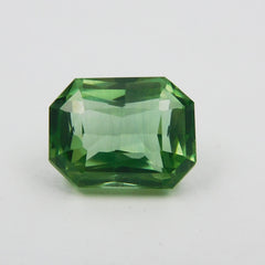 Jewelry Making Sapphire Stone !!! Emerald Shape 10.00 Carat Bluish Green Sapphire Certified Natural Loose Gemstone | Best Offer | Amazing Gemstone