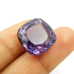 World Best Purple Tanzanite 10.52 Carat-Beautiful Purple Tanzanite Loose Gemstone Square Cushion Shape Purple Tanzanite For Ring Size Purple Tanzanite From Tanzania