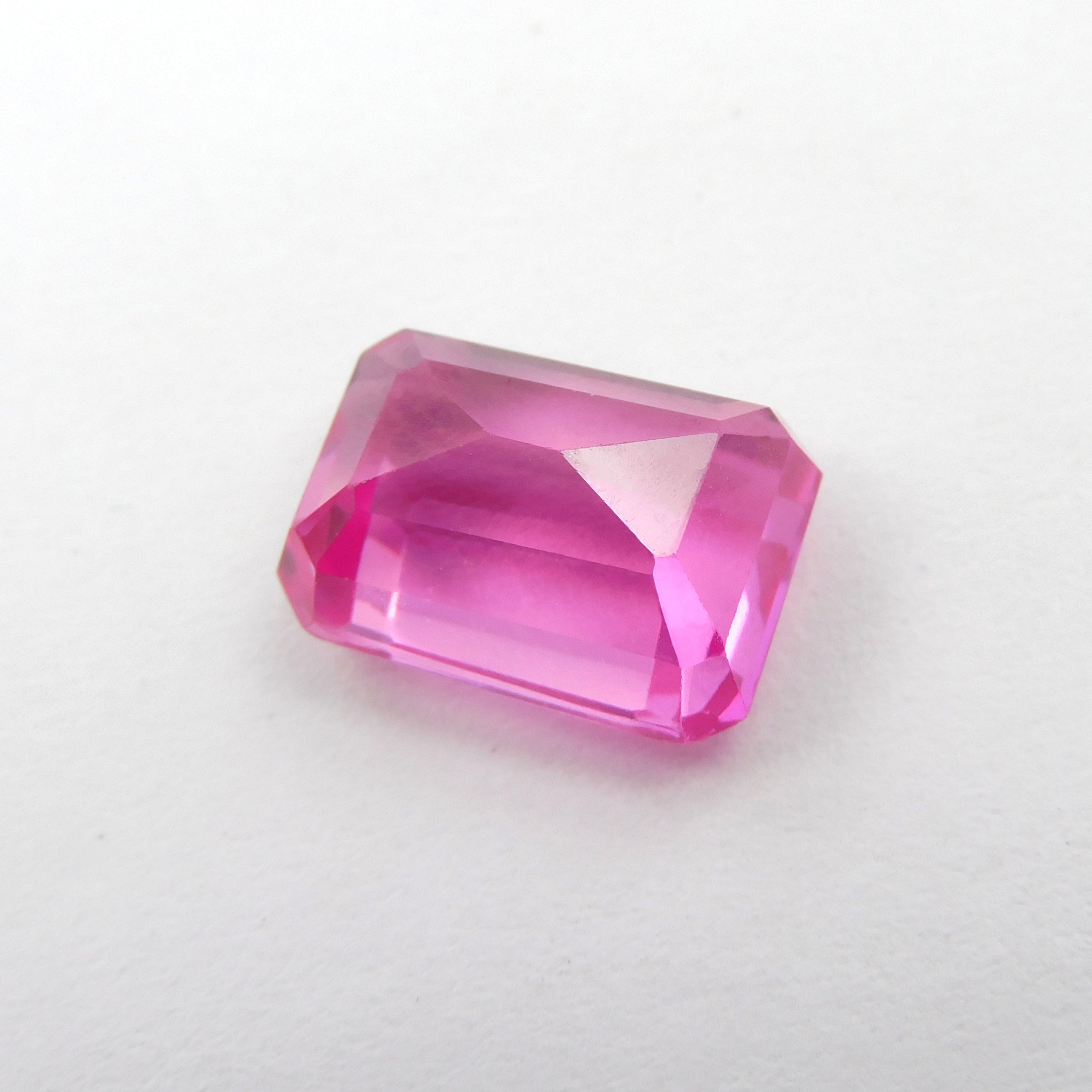 " SAPPHIRE " Best For Protection & Overall Well-being !! Emerald Cut Pink Ceylon Sapphire 12 Ct CERTIFIED Natural Loose Gemstone | Free Delivery & Gift | Gift For Her