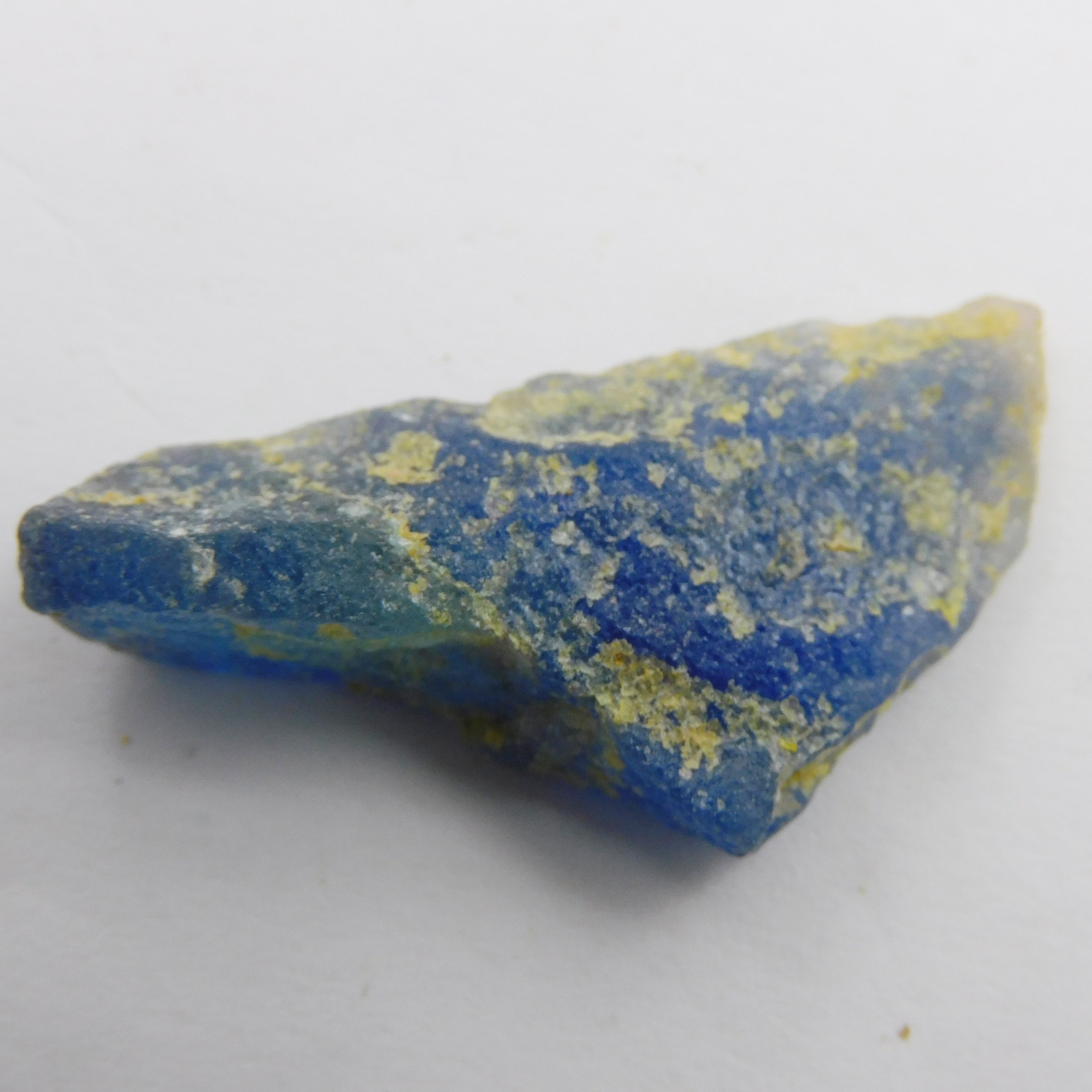 Earth Mined Uncut Rough Blue Natural Lapis Lazuli 38.13 Carat Loose Gemstone CERTIFIED