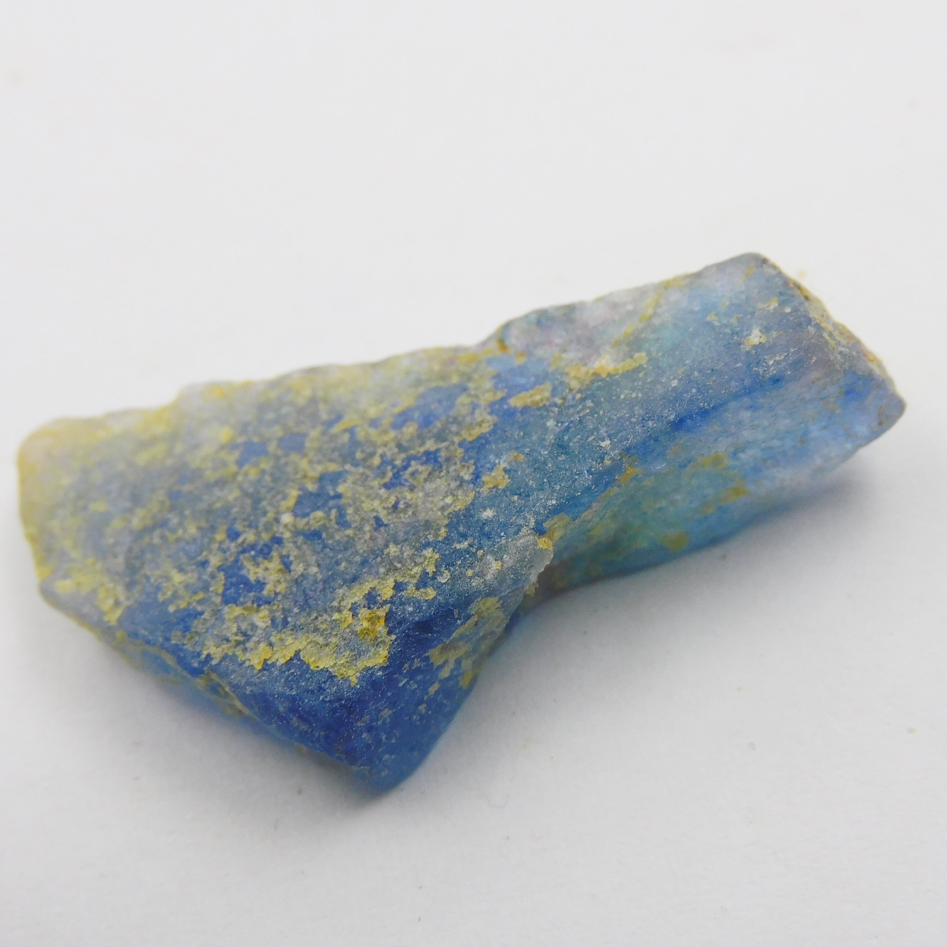 Earth Mined Uncut Rough Blue Natural Lapis Lazuli 38.13 Carat Loose Gemstone CERTIFIED