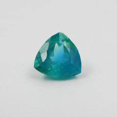 Perfect Cut Sapphire Gemstone , 5.75 Carat Trillion Cut Bluish Green Natural Sapphire Loose Gemstone CERTIFIED | Best Price On Sapphire | Loved It