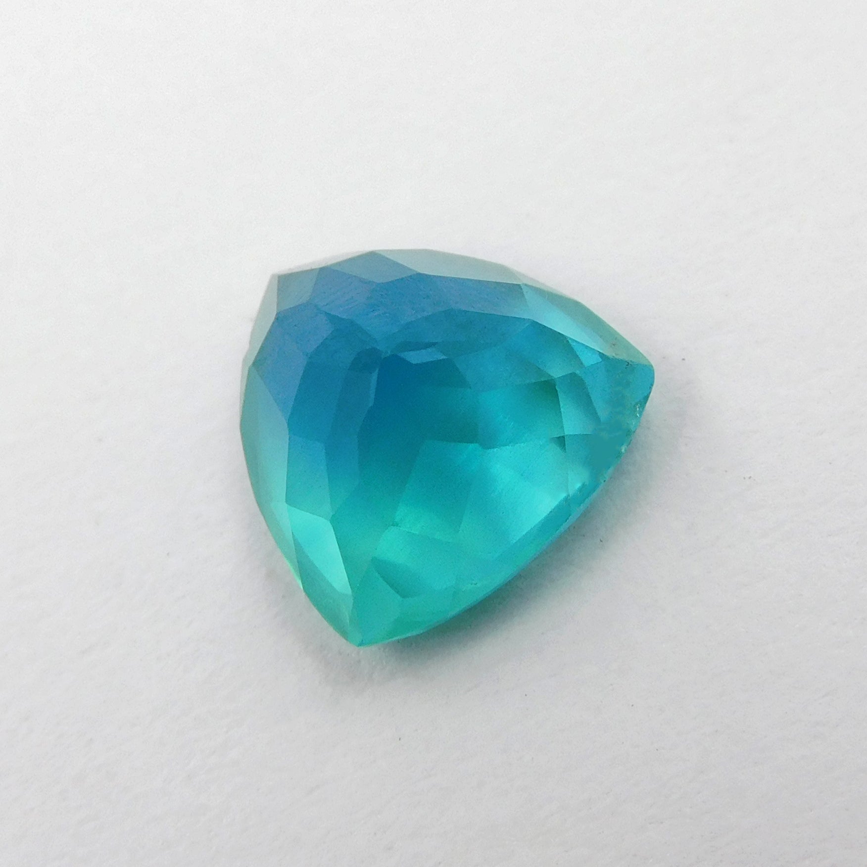 Perfect Cut Sapphire Gemstone , 5.75 Carat Trillion Cut Bluish Green Natural Sapphire Loose Gemstone CERTIFIED | Best Price On Sapphire | Loved It