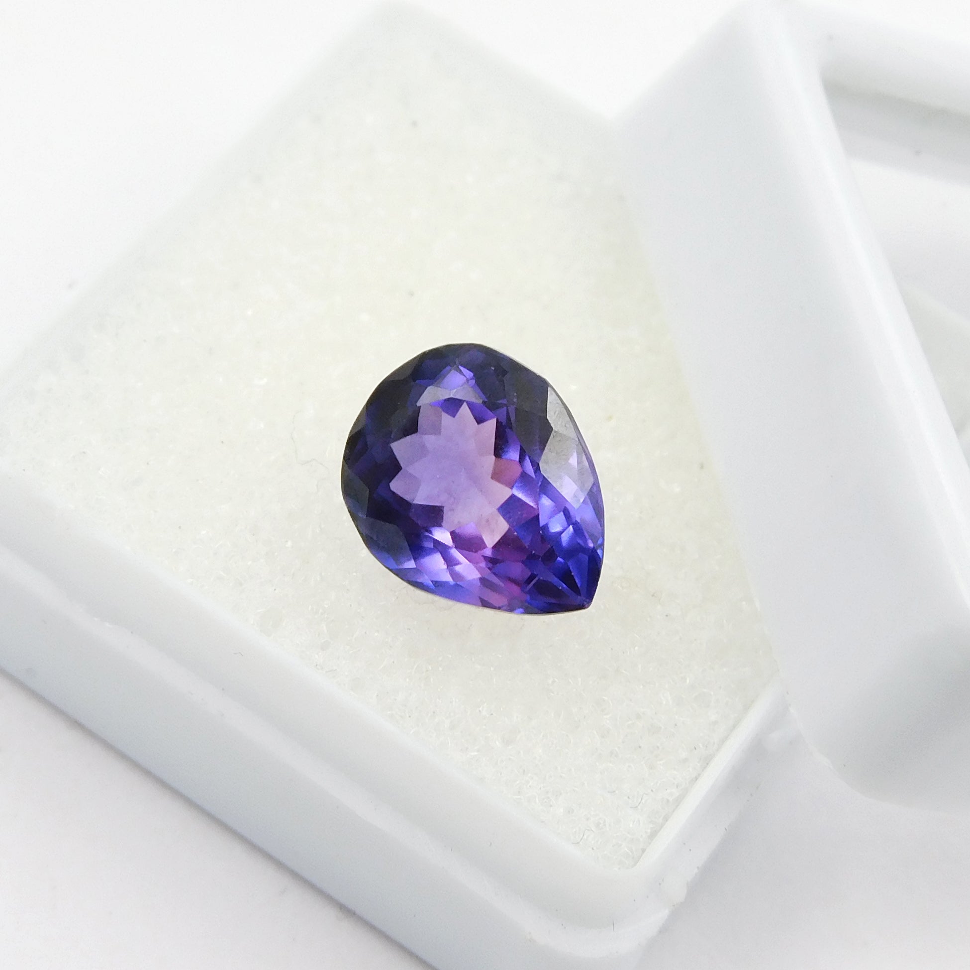 Purple Tanzanite Natural Loose Gemstone 3.65 Ct CERTIFIED Pear Cut Ring Size Tanzanite | Free Delivery Free Gift | Best Offer