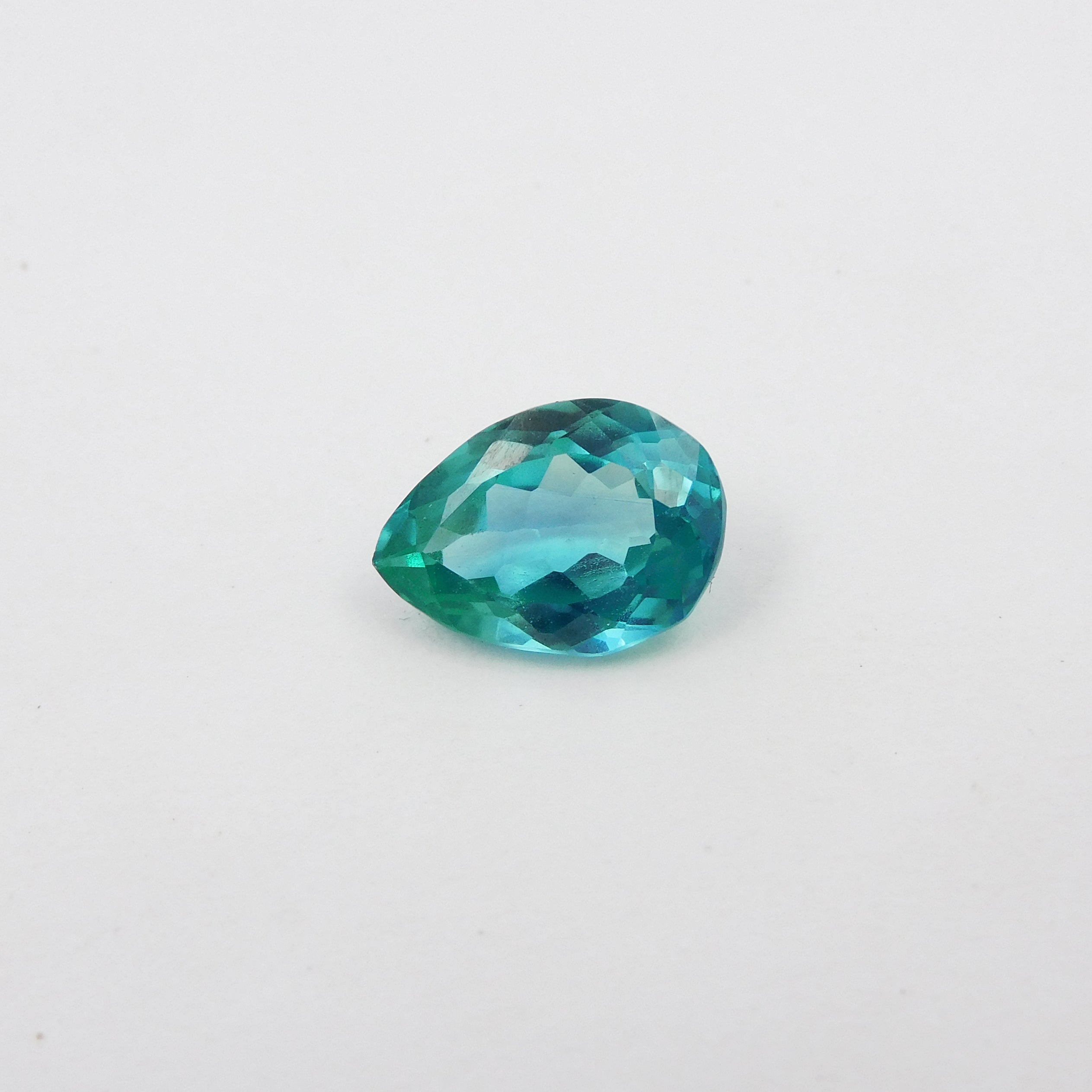 Amazing Offer On Sapphire !!! Natural Sapphire 4.05 Ct Pear Shape Bluish Green CERTIFIED Loose Gemstone | Free Delivery Free Gift | Gift For Her