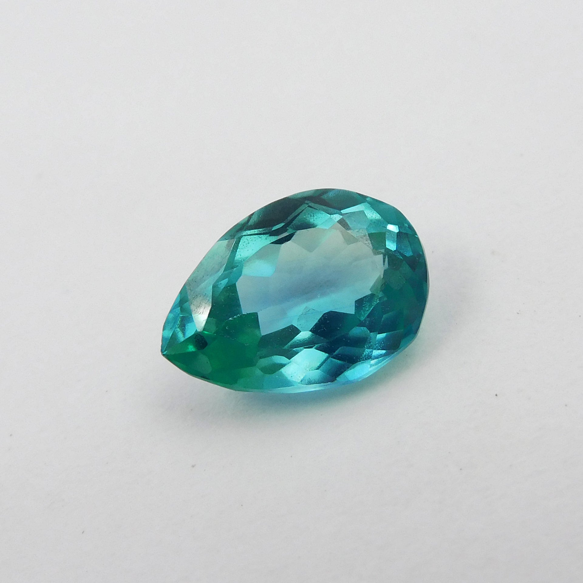 Amazing Offer On Sapphire !!! Natural Sapphire 4.05 Ct Pear Shape Bluish Green CERTIFIED Loose Gemstone | Free Delivery Free Gift | Gift For Her