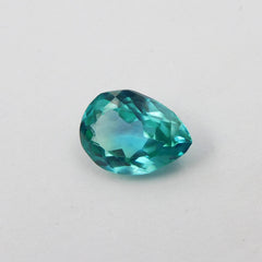 Amazing Offer On Sapphire !!! Natural Sapphire 4.05 Ct Pear Shape Bluish Green CERTIFIED Loose Gemstone | Free Delivery Free Gift | Gift For Her