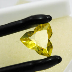 CERTIFIED 8.8 Ct Natural Ceylon Yellow Sapphire Fancy Cut Perfect Loose Gemstone