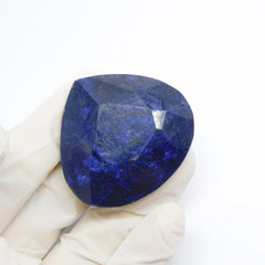 Pear Cut Sapphire Blue Stone 194.85 Carat Natural Sapphire CERTIFIED Loose Gemstone