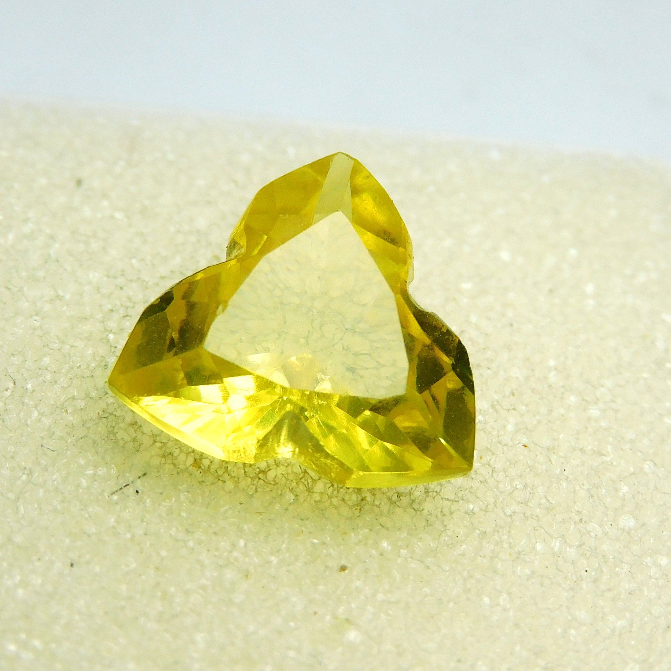 CERTIFIED Ceylon Yellow Sapphire 9.60 Ct Natural Loose Gemstone Fancy Cut