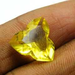 CERTIFIED Ceylon Yellow Sapphire 9.60 Ct Natural Loose Gemstone Fancy Cut