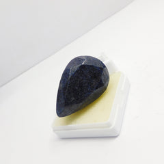 Pendant Making Sapphire Stone 160.40 Carat Natural Sapphire Blue Loose Gemstone Pear Cut Certified