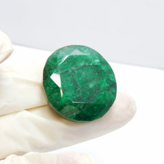 Brilliant Cut Offer On Green Emerald !! Colombian Emerald Oval Shape Certified 100.00 Carat Natural Green Emerald Loose Gemstone