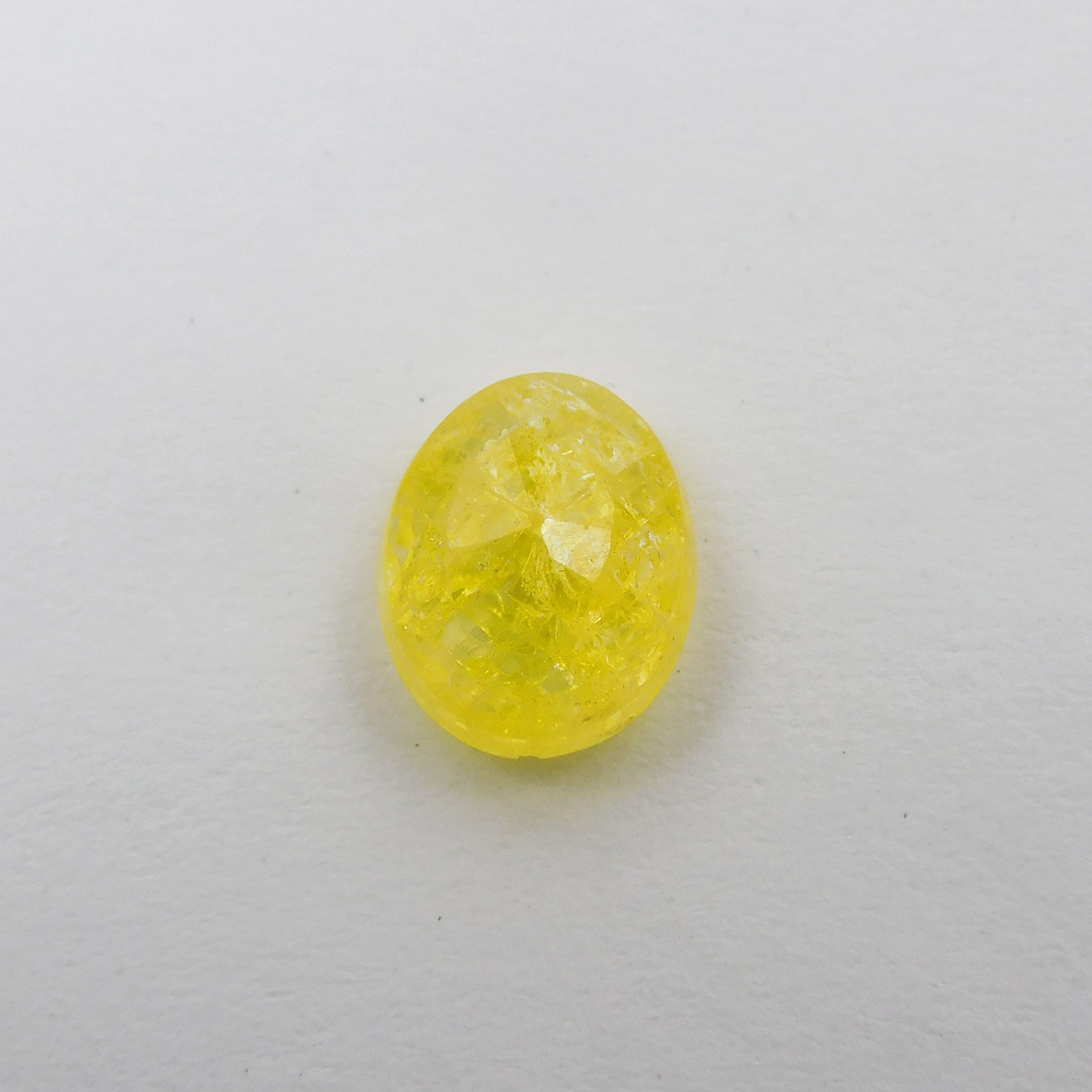 5.80 Ct Natural Yellow SAPPHIRE Oval Shape CERTIFIED Loose Gemstone