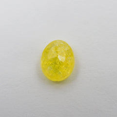 5.80 Ct Natural Yellow SAPPHIRE Oval Shape CERTIFIED Loose Gemstone