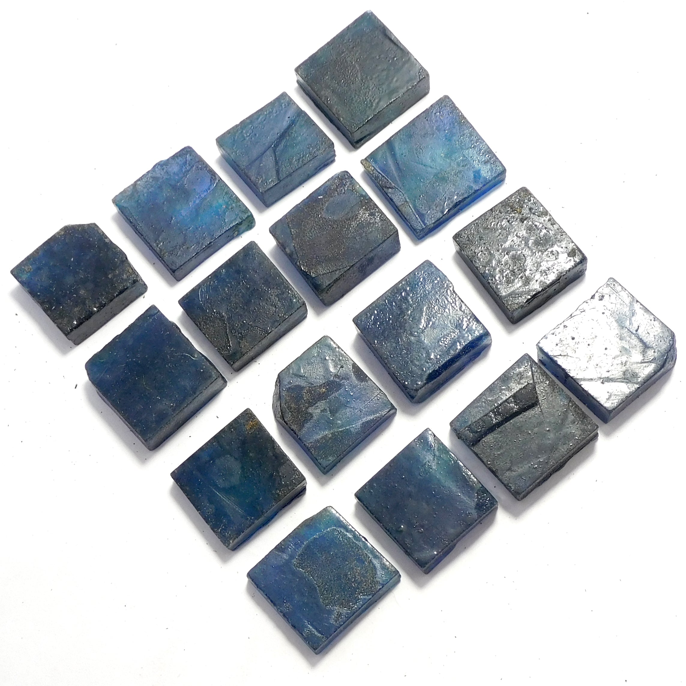 Uncut Raw Rough 350-500 Carat Natural Blue Sapphire Rough Lot Loose Gemstone Certified Square Cut Rough