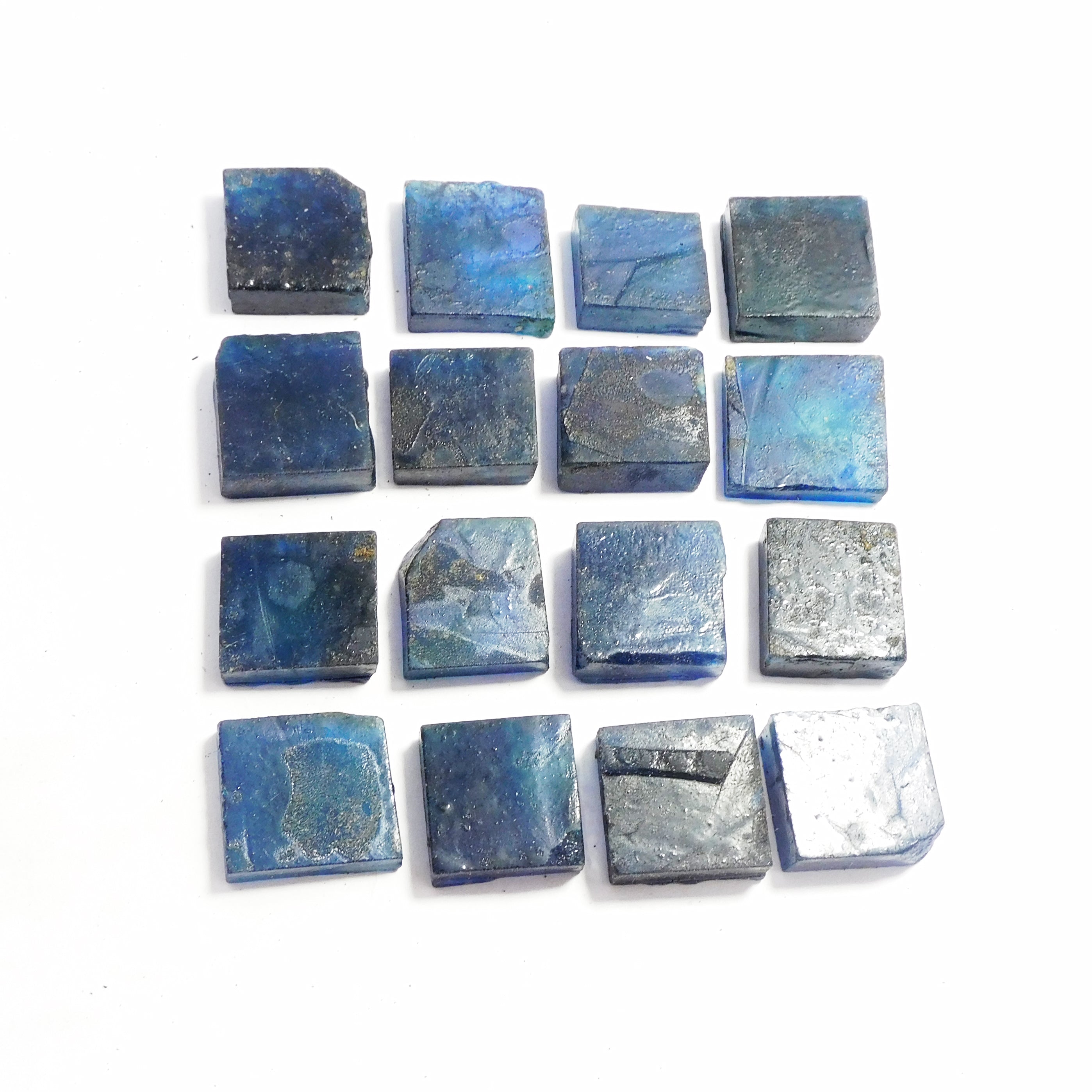 Uncut Raw Rough 350-500 Carat Natural Blue Sapphire Rough Lot Loose Gemstone Certified Square Cut Rough