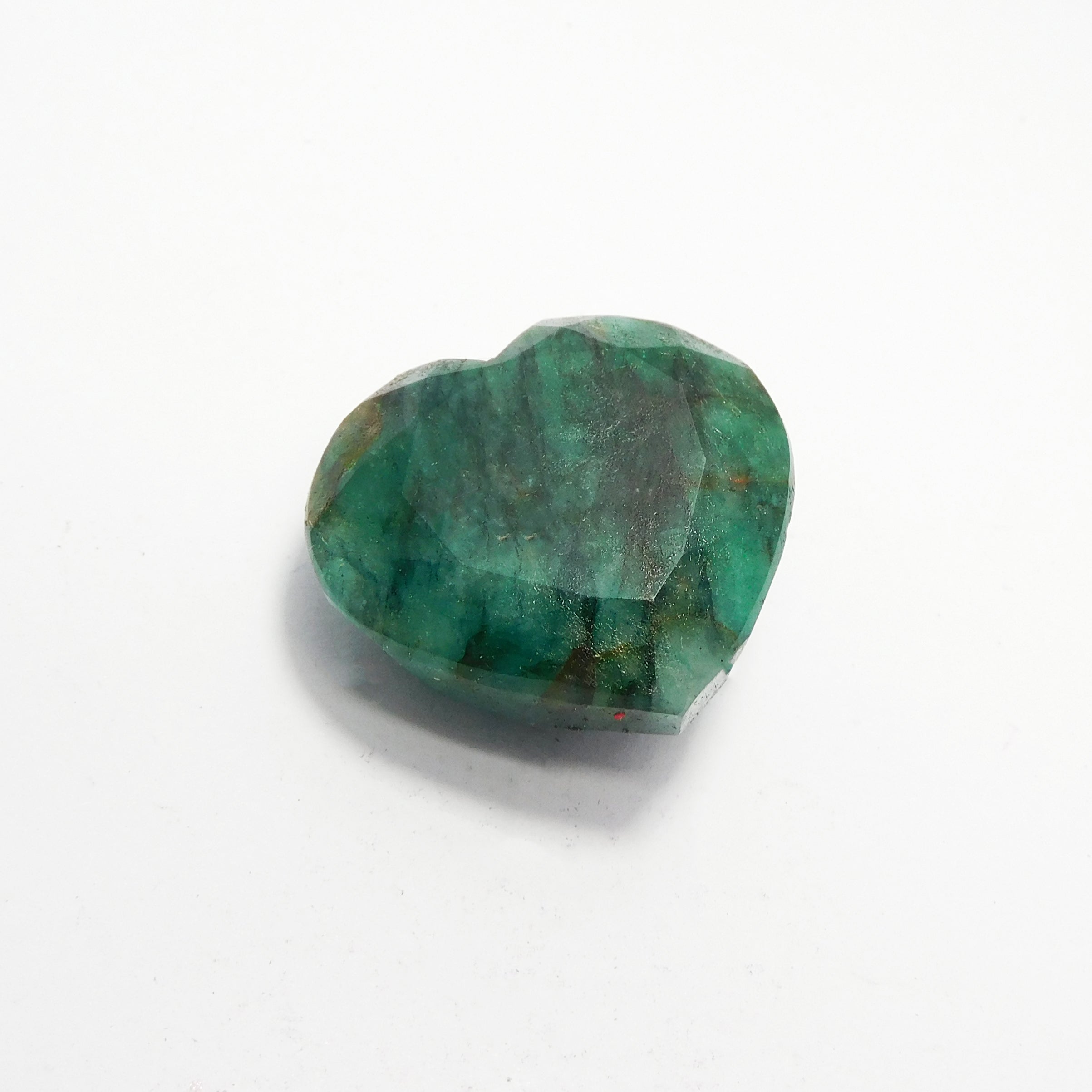 Colombian Emerald Green Stone 107.00 Carat Heart Cut Certified Natural Loose Gemstone | Free Delivery Free Gift | Gift For Her/ Him