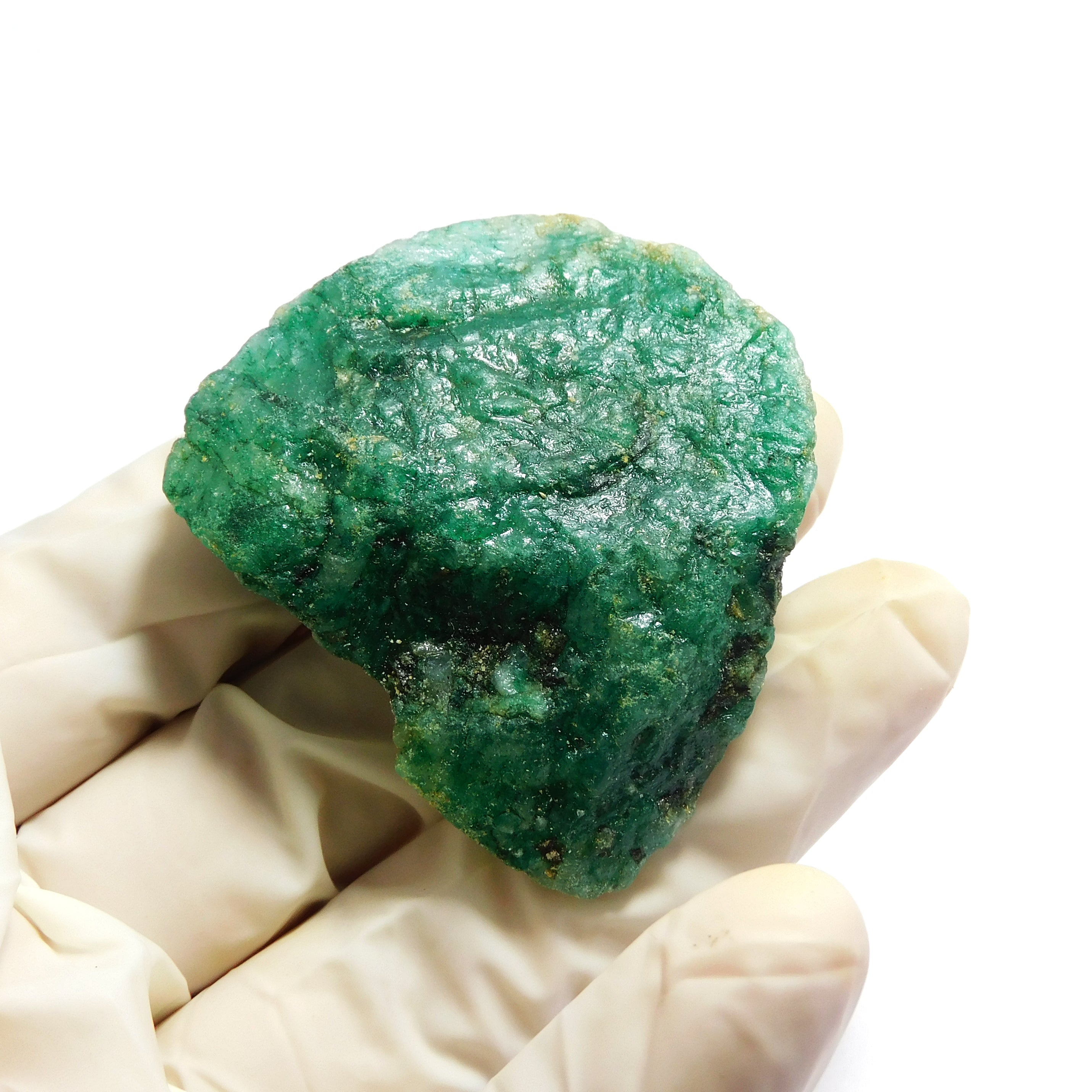 Colombian Emerald Green Rough 185.70 Carat Natural Green Emerald Raw Rough Certified Loose Gemstone | Free Delivery Free Gift | Best Price