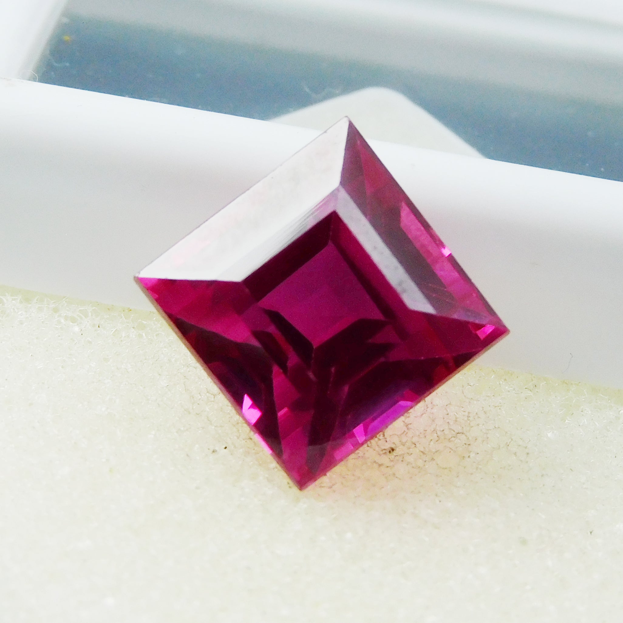 14.50 Carat Square Cut Natural Pink Ruby Certified Loose Gemstone Best For Engagements Rings