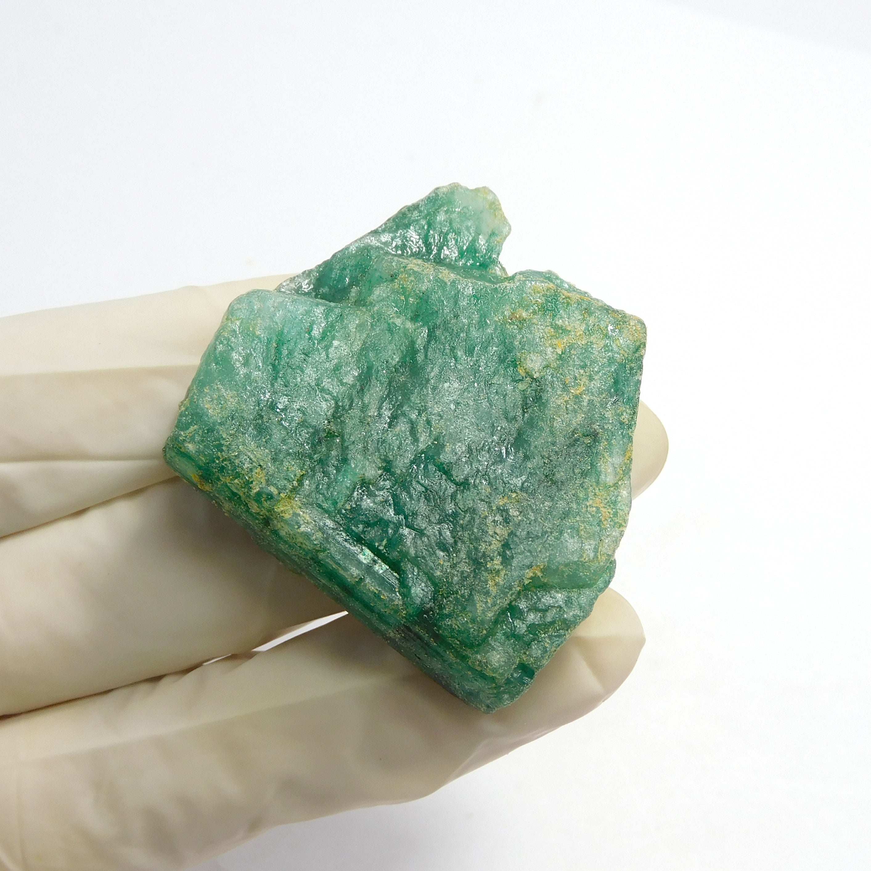 Emerald Green Rough 183.75 Carat Raw Rough Certified Natural Loose Gemstone Gift For Wife/Sister