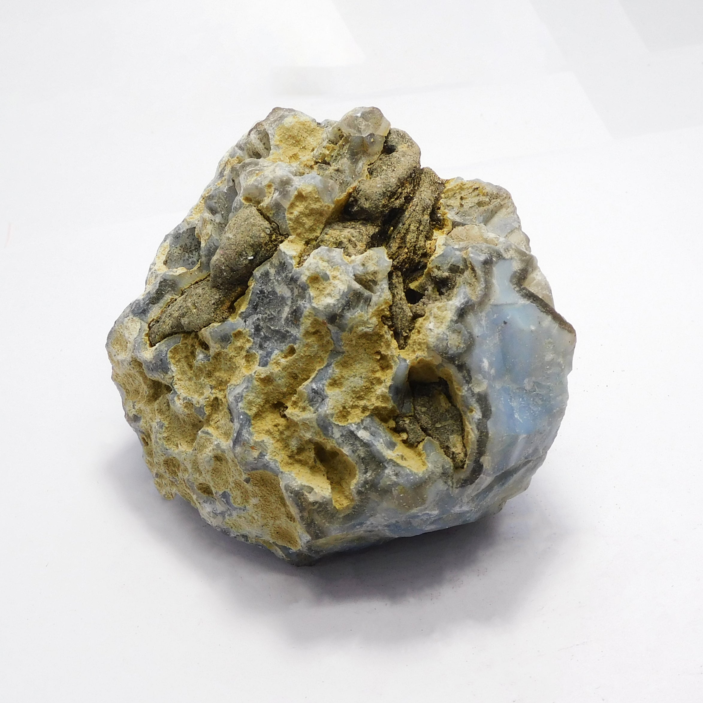 Beautiful Uncut Raw !! 1400.15 Carat Blue Color Opal Raw Rough Uncut CERTIFIED Natural Loose Gemstone | Best Offer | Best Price