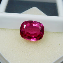 Ring Size Cushion Cut 13.00 Carat Natural Pinkies Ruby Loose Gemstone CERTIFIED