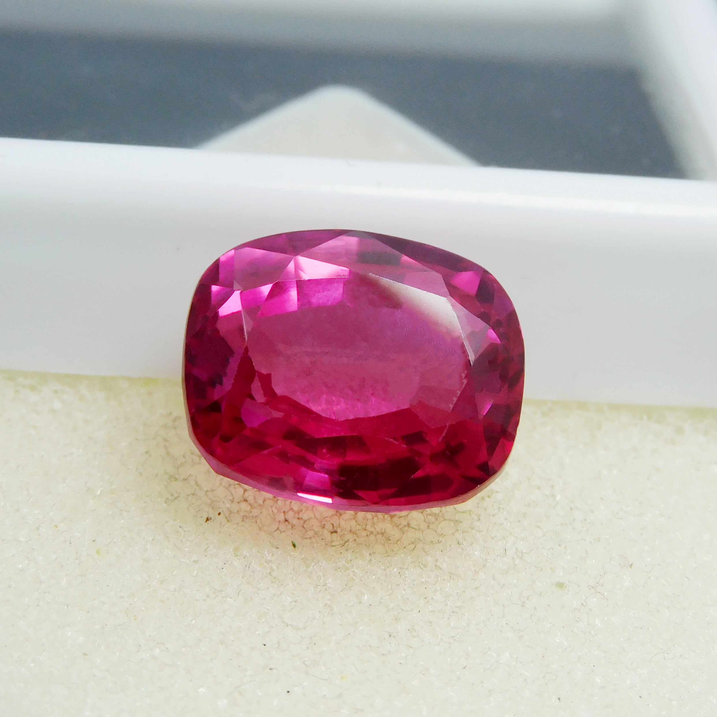 Ring Size Cushion Cut 13.00 Carat Natural Pinkies Ruby Loose Gemstone CERTIFIED