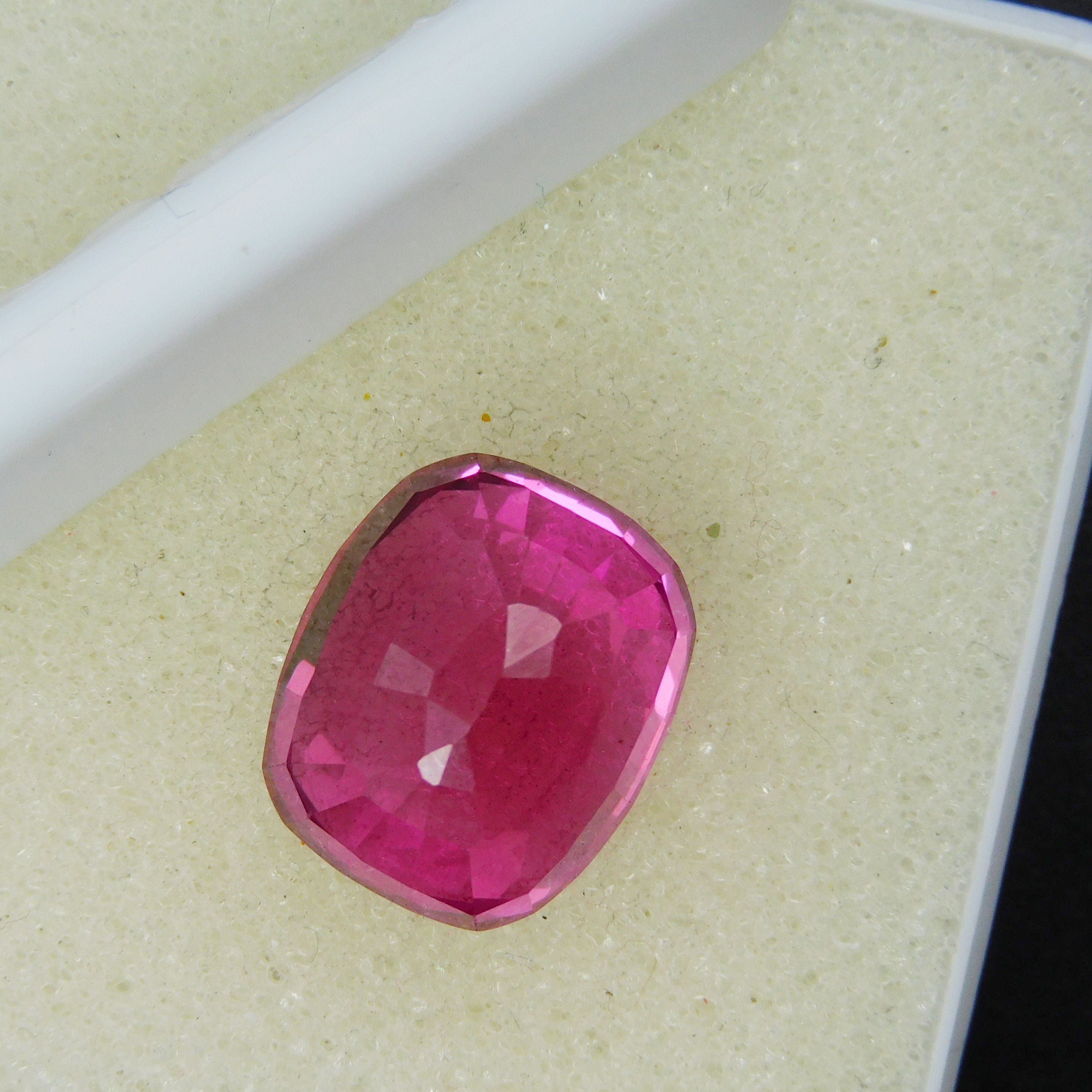 Ring Size Cushion Cut 13.00 Carat Natural Pinkies Ruby Loose Gemstone CERTIFIED