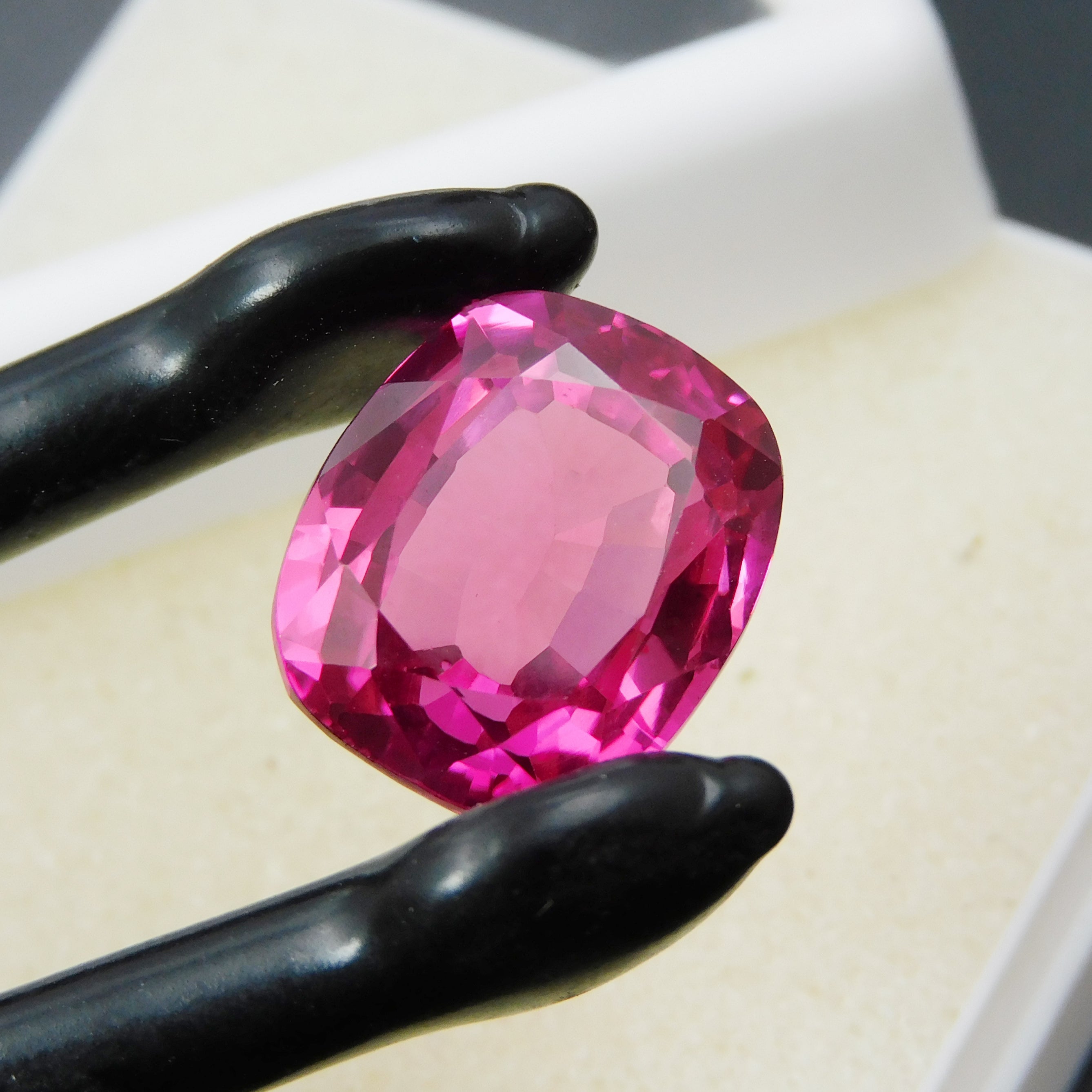 Ring Size Cushion Cut 13.00 Carat Natural Pinkies Ruby Loose Gemstone CERTIFIED