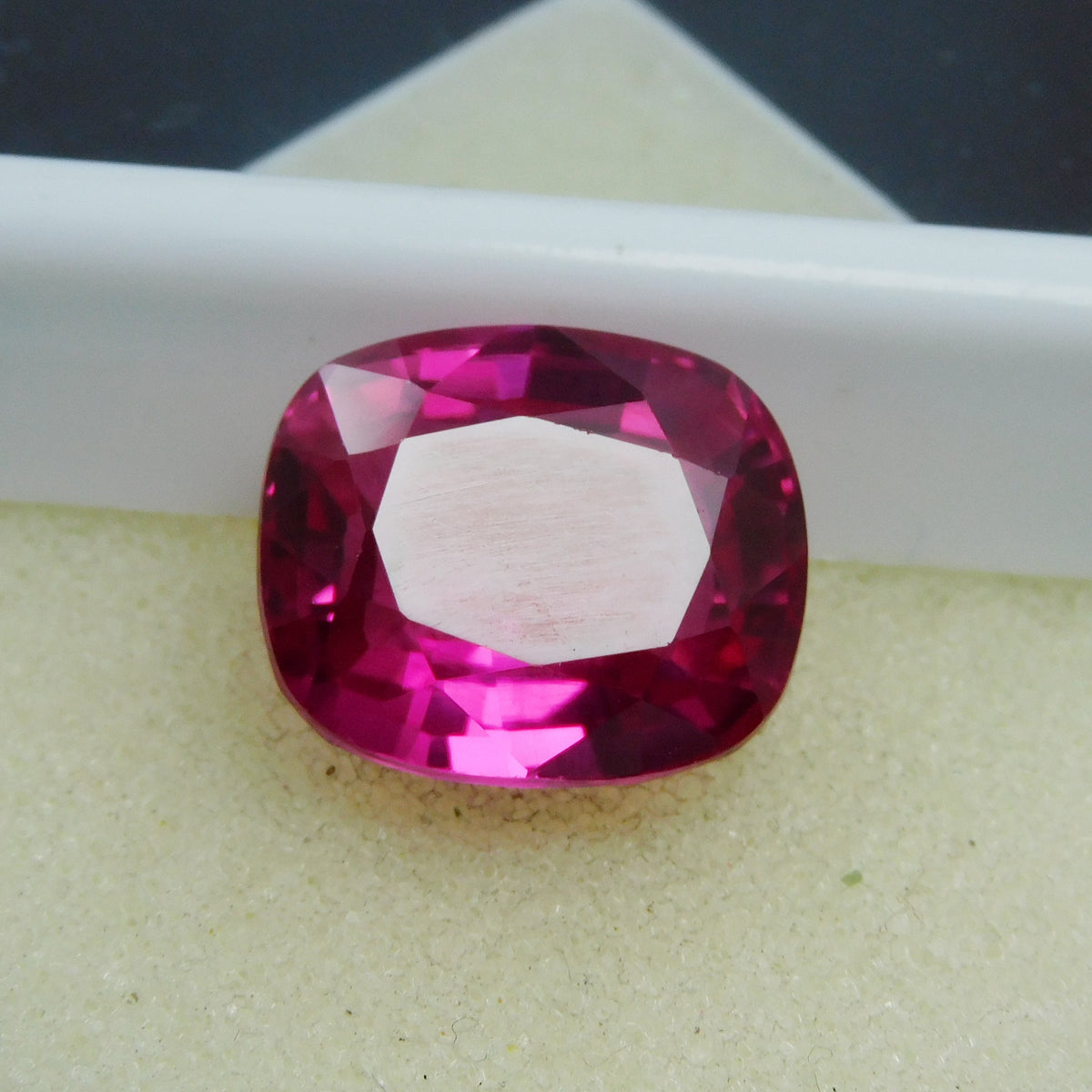 14.15 Carat Natural Pink Ruby Cushion Cut Ring Size Loose Gemstone CERTIFIED|