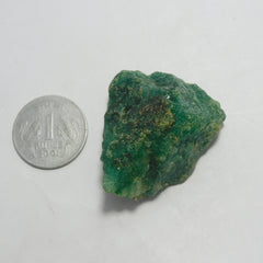 177.25 Carat Natural Emerald Green Rough Loose Gemstone Uncut Rough Certified