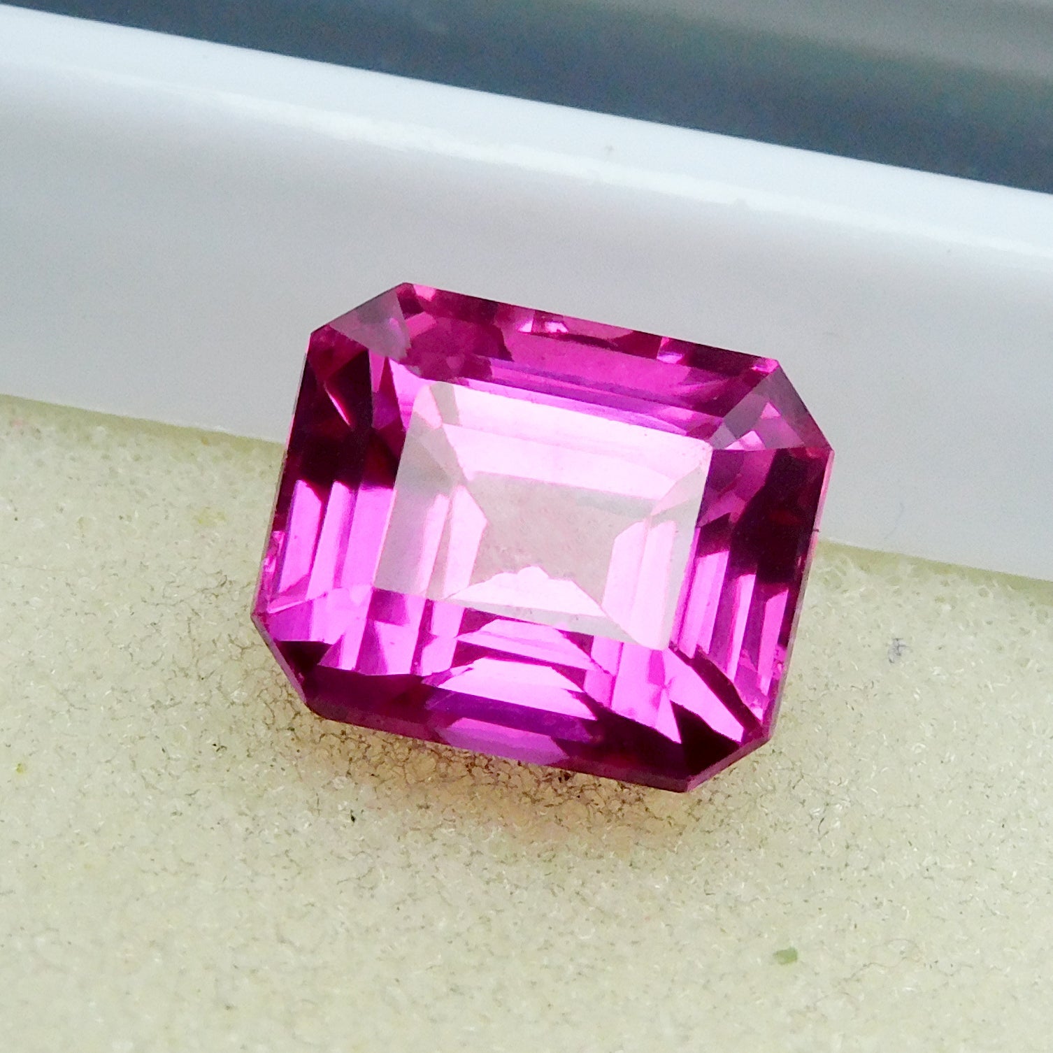 Prettiest Ruby !! Natural Beautiful Pinkies Ruby Certified 11.55 Carat Emerald Cut Loose Gemstone | Gift For Her/ Him