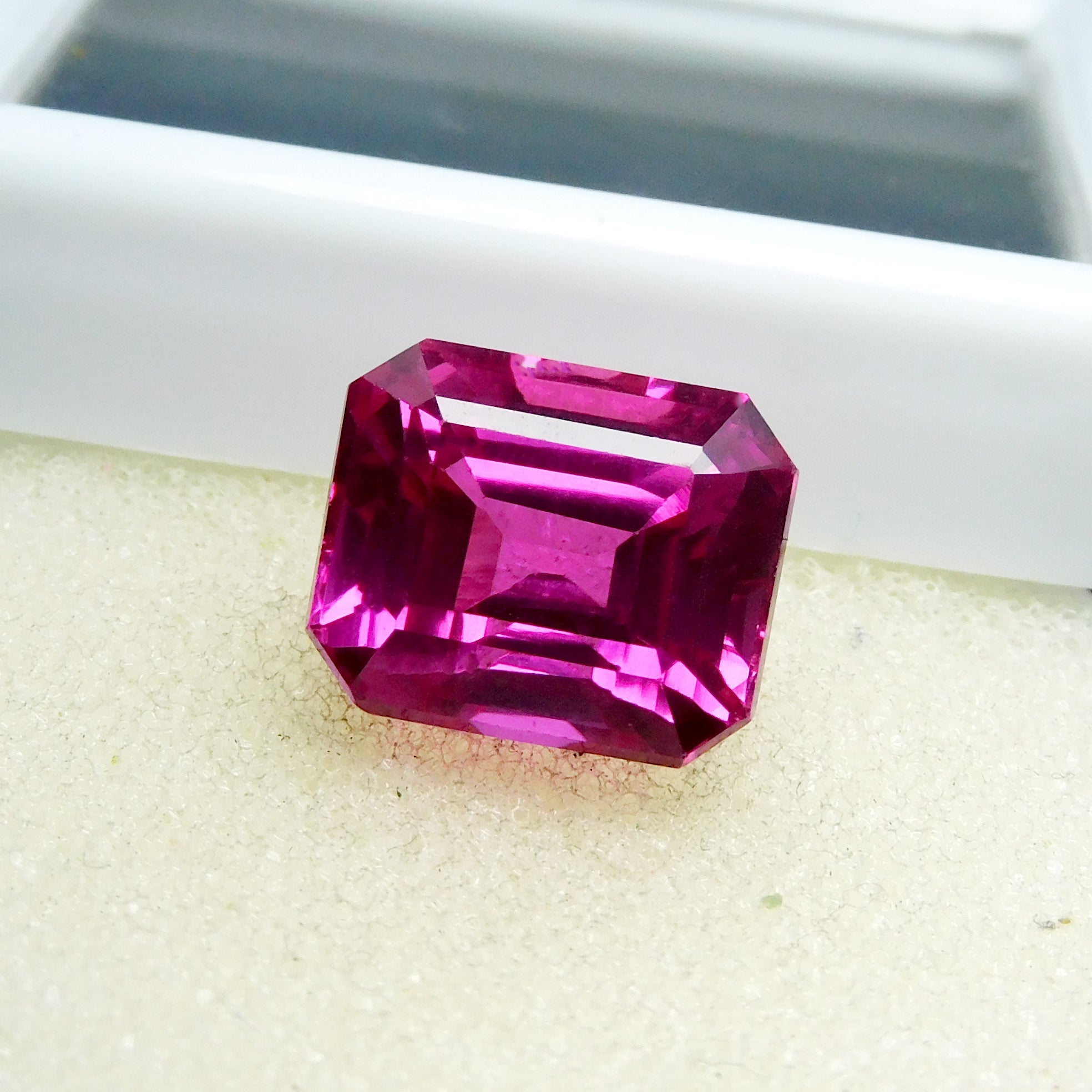 Prettiest Ruby !! Natural Beautiful Pinkies Ruby Certified 11.55 Carat Emerald Cut Loose Gemstone | Gift For Her/ Him