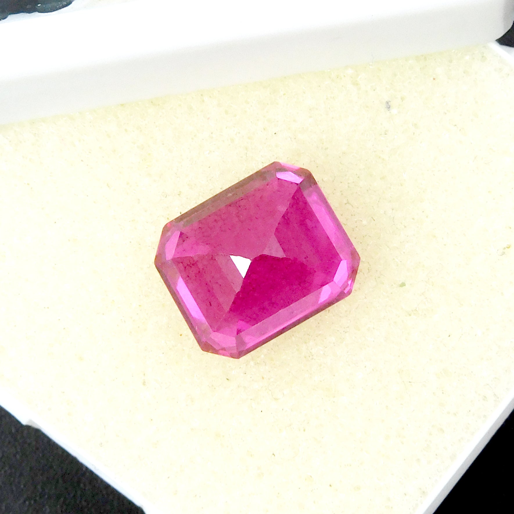 Prettiest Ruby !! Natural Beautiful Pinkies Ruby Certified 11.55 Carat Emerald Cut Loose Gemstone | Gift For Her/ Him