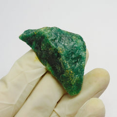 Huge Size Earth Mined Rough 121.30 Carat Emerald Rough Certified Natural Loose Gemstone