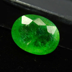 Natural Colombian Emerald Oval Cut 6 Carat Green CERTIFIED Loose Gemstone